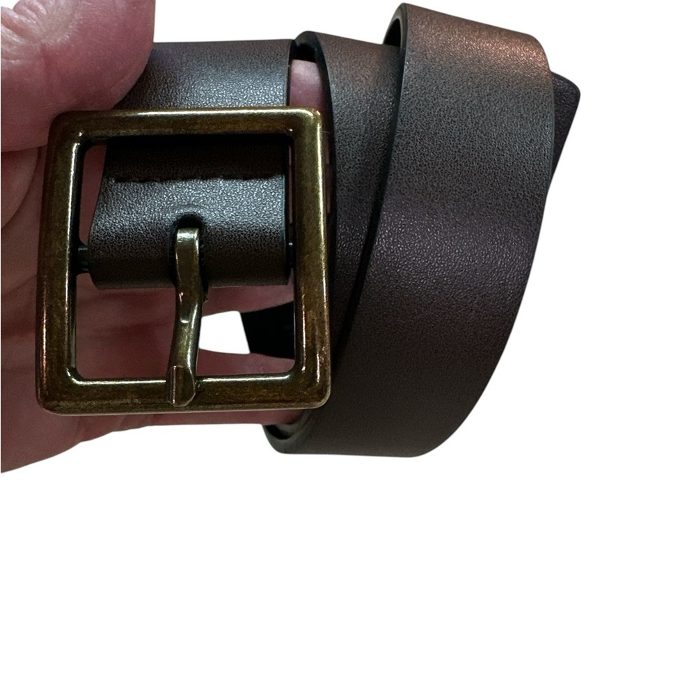 Gap Boys Dark Brown Synthetic Leather Dress Belt Medium